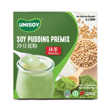 UNISOY Soy Pudding Matcha Premix