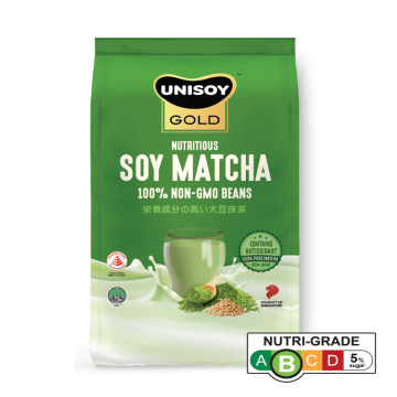 [Bundle of 2] UNISOY GOLD Nutritious Soy Matcha (10 sachets)