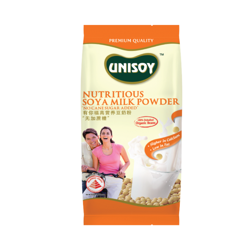 UNISOY Nutritious Soy Milk Powder "No Cane Sugar Added"